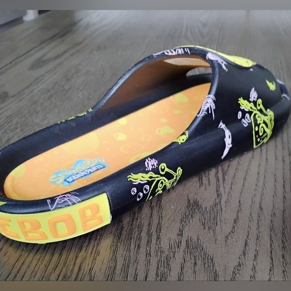 SpongeBob SquarePants Men's Slide Sandals   Size 11   Multi Color    NWT - Picture 9 of 12